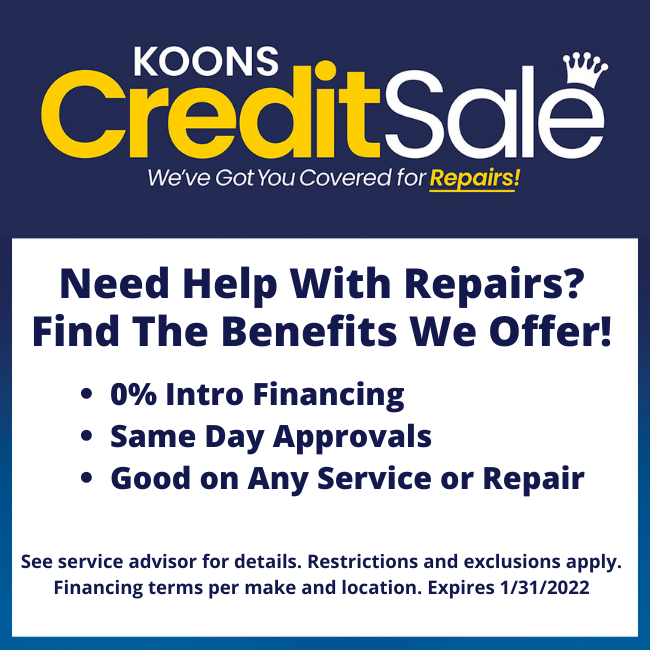 Koons Credit Sales